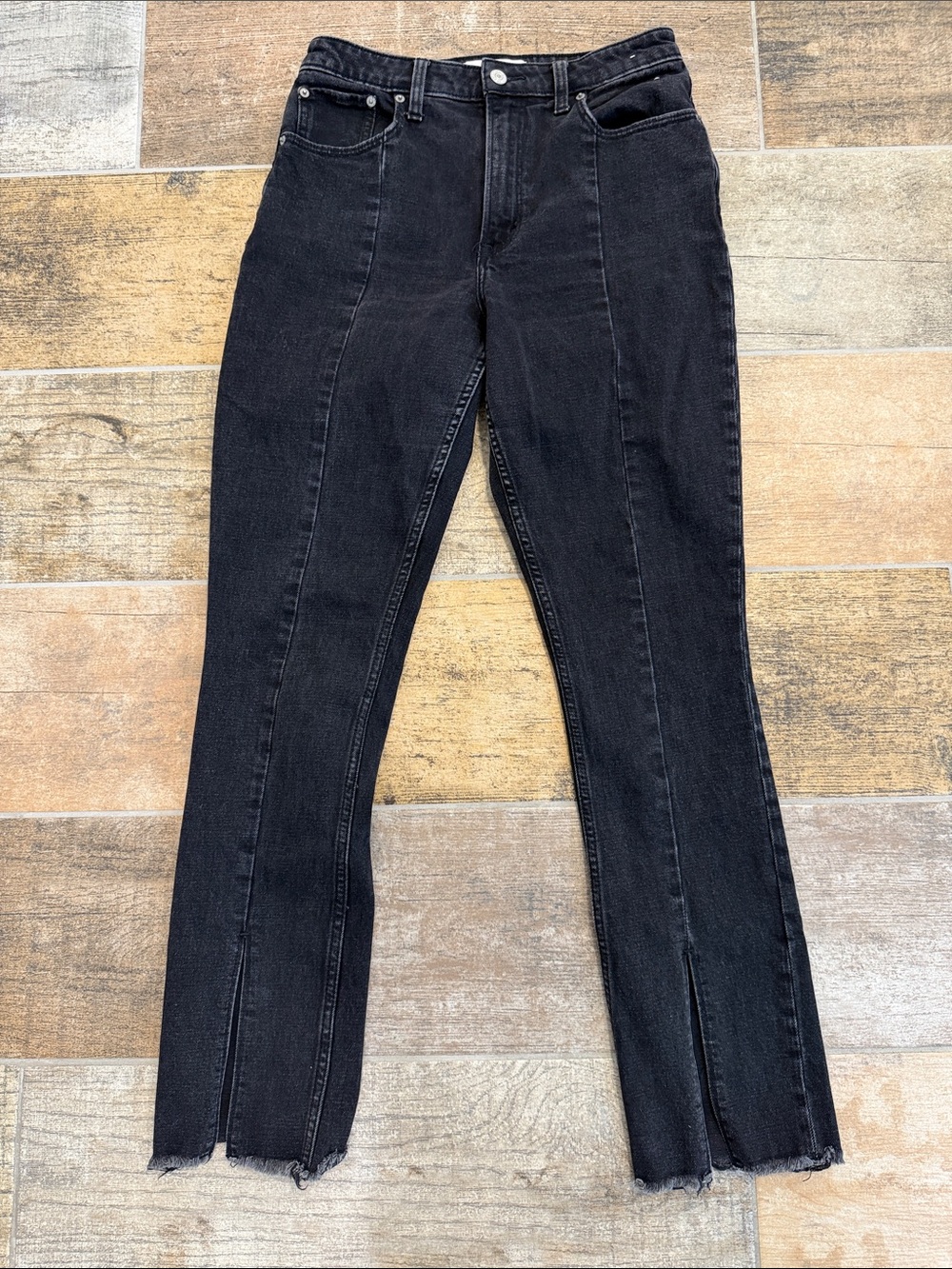 Abercrombie & Fitch Black The Skinny High Rise Jeans Size 27 / 4 Curve Love